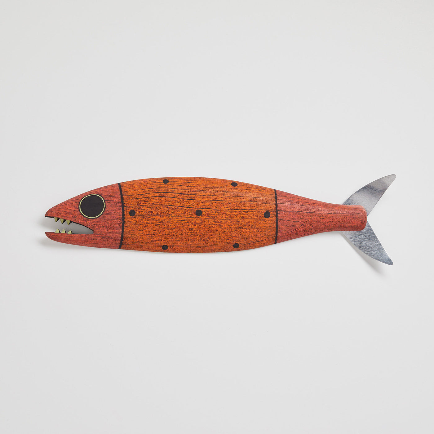 Small Fish with Teeth in Orange Dots