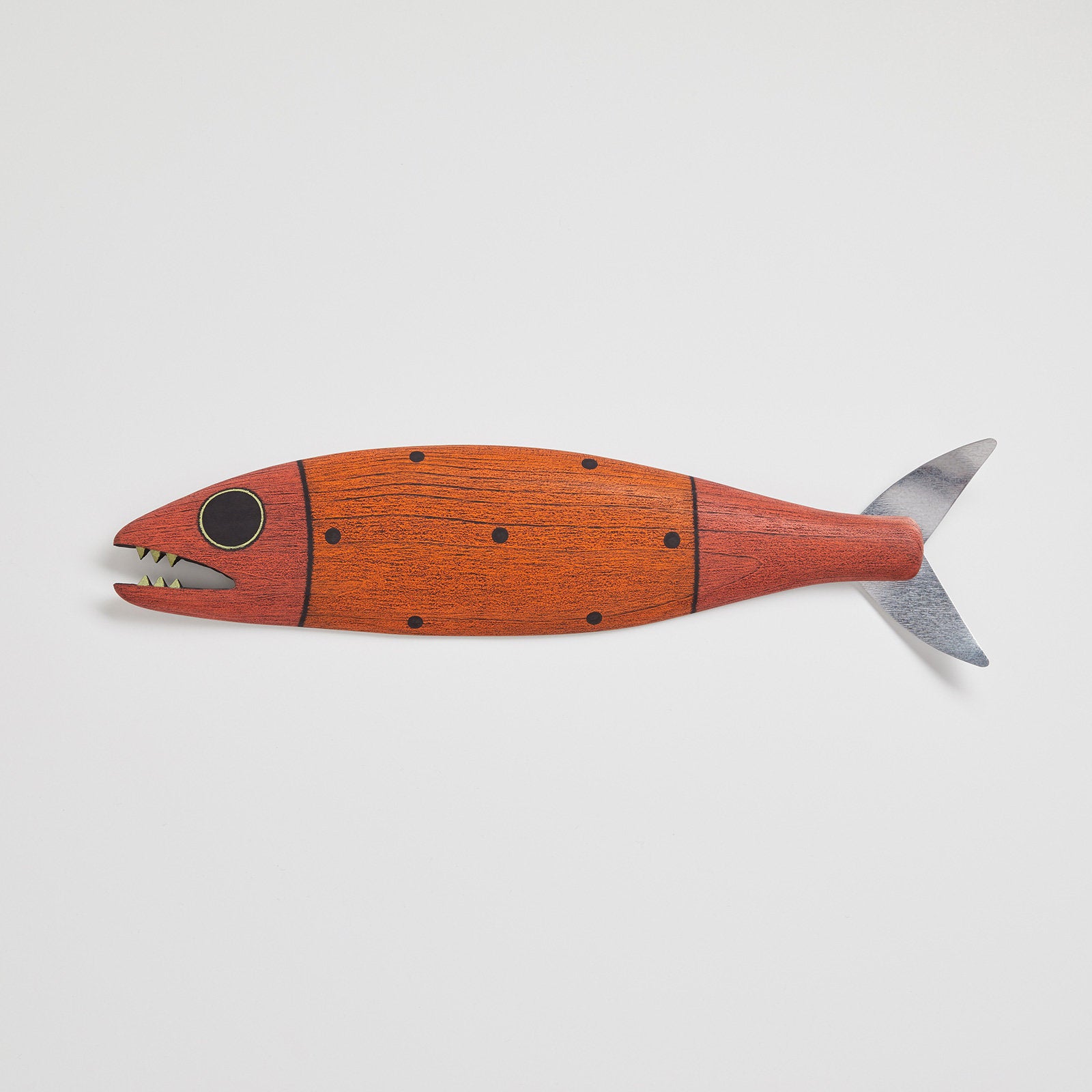 Small Fish with Teeth in Orange Dots