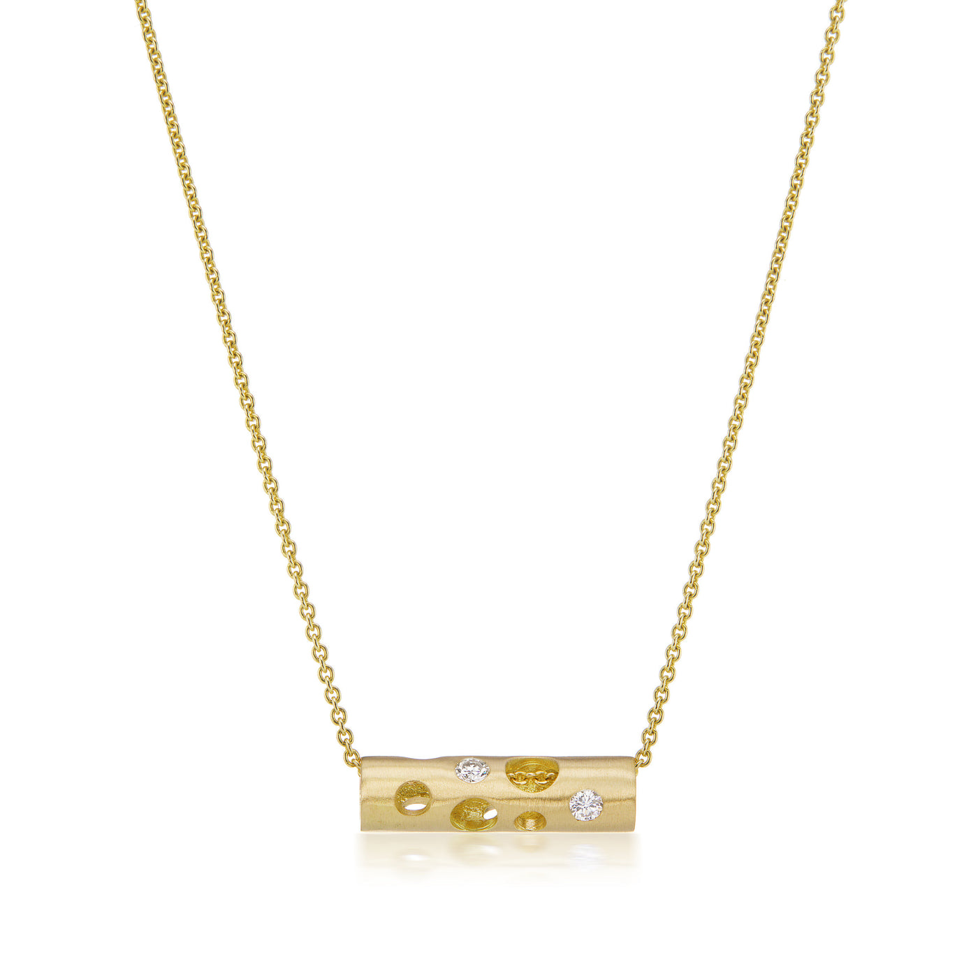 18K Yellow Gold with 18K Yellow Gold Chain