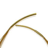 Gold Cornflower Pendant