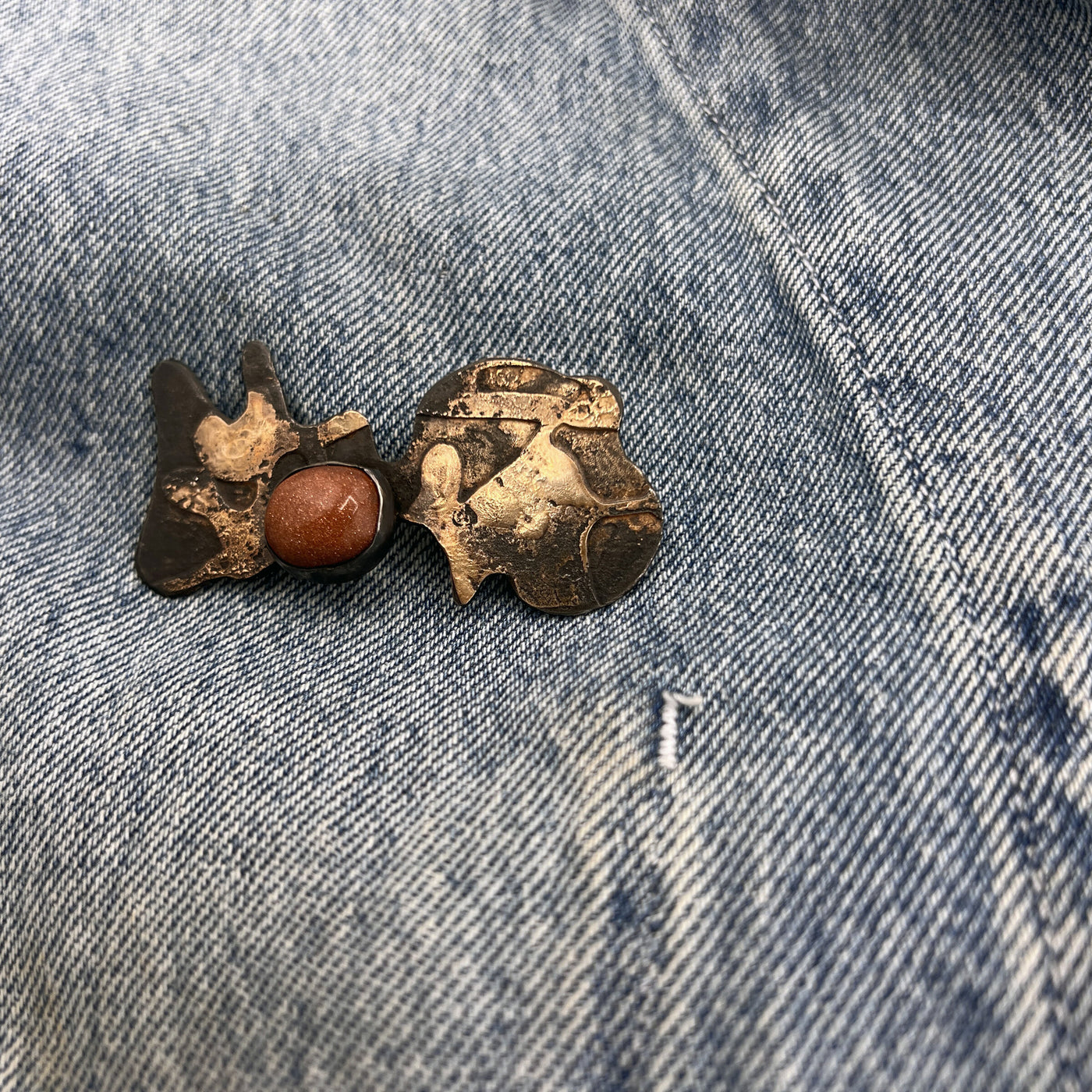 Molten Brooch