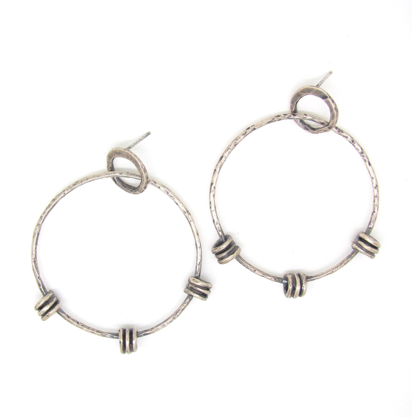 Floating Hoops on Hoop Earrings