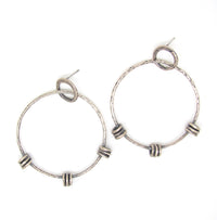 Floating Hoops on Hoop Earrings