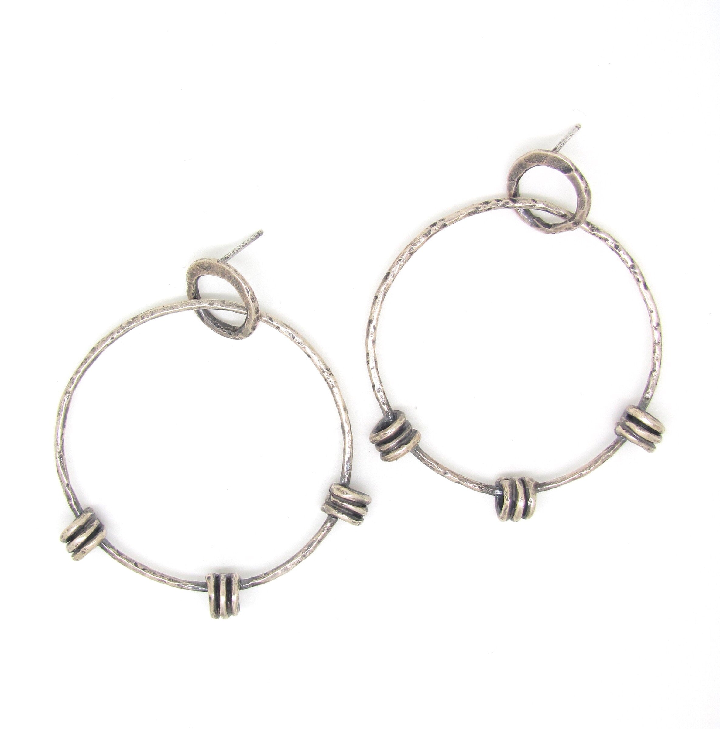 Floating Hoops on Hoop Earrings