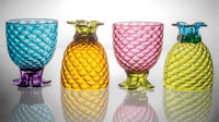 Set of Four of Small Pineapple Glasses