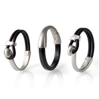 black/silver Set of three