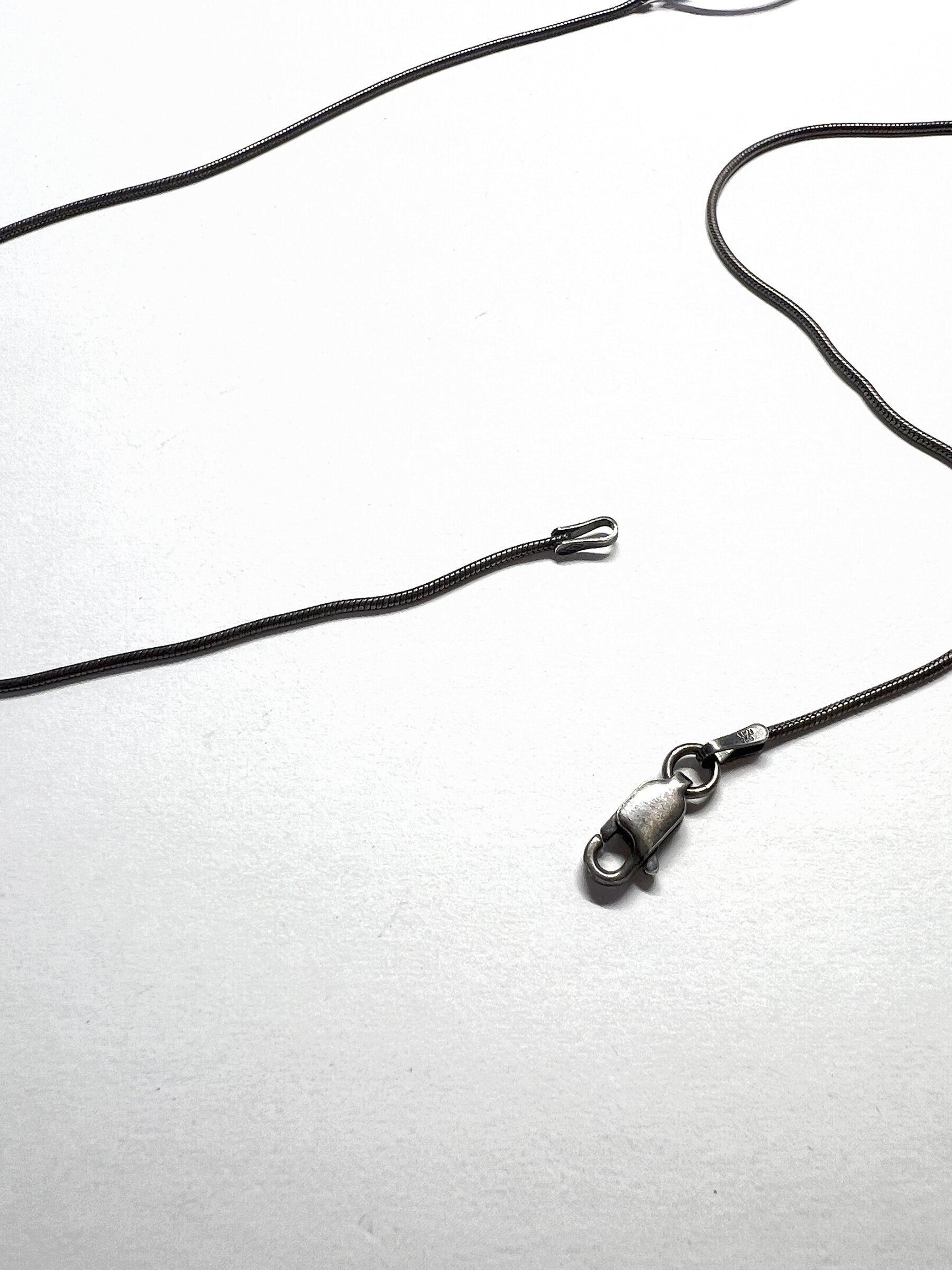 Oxidized Five Circle Necklace
