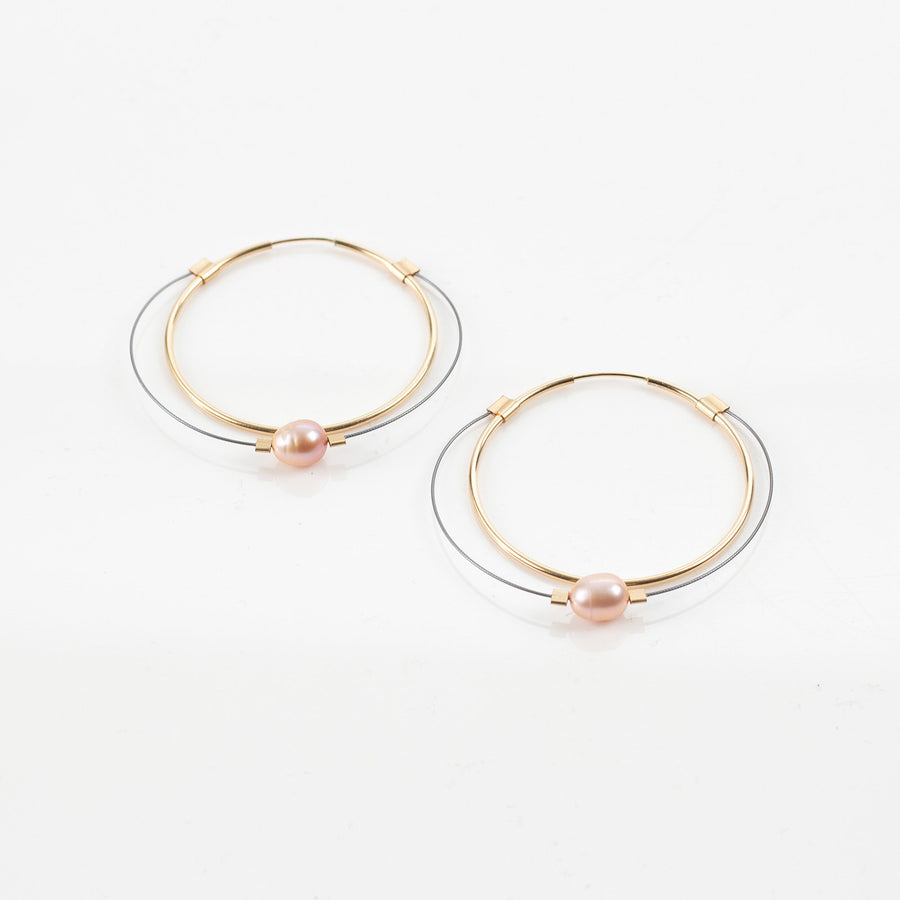 large, blush freshwater pearl