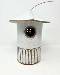 Rustic White Bird House