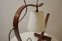 Bent Table Lamp in Walnut