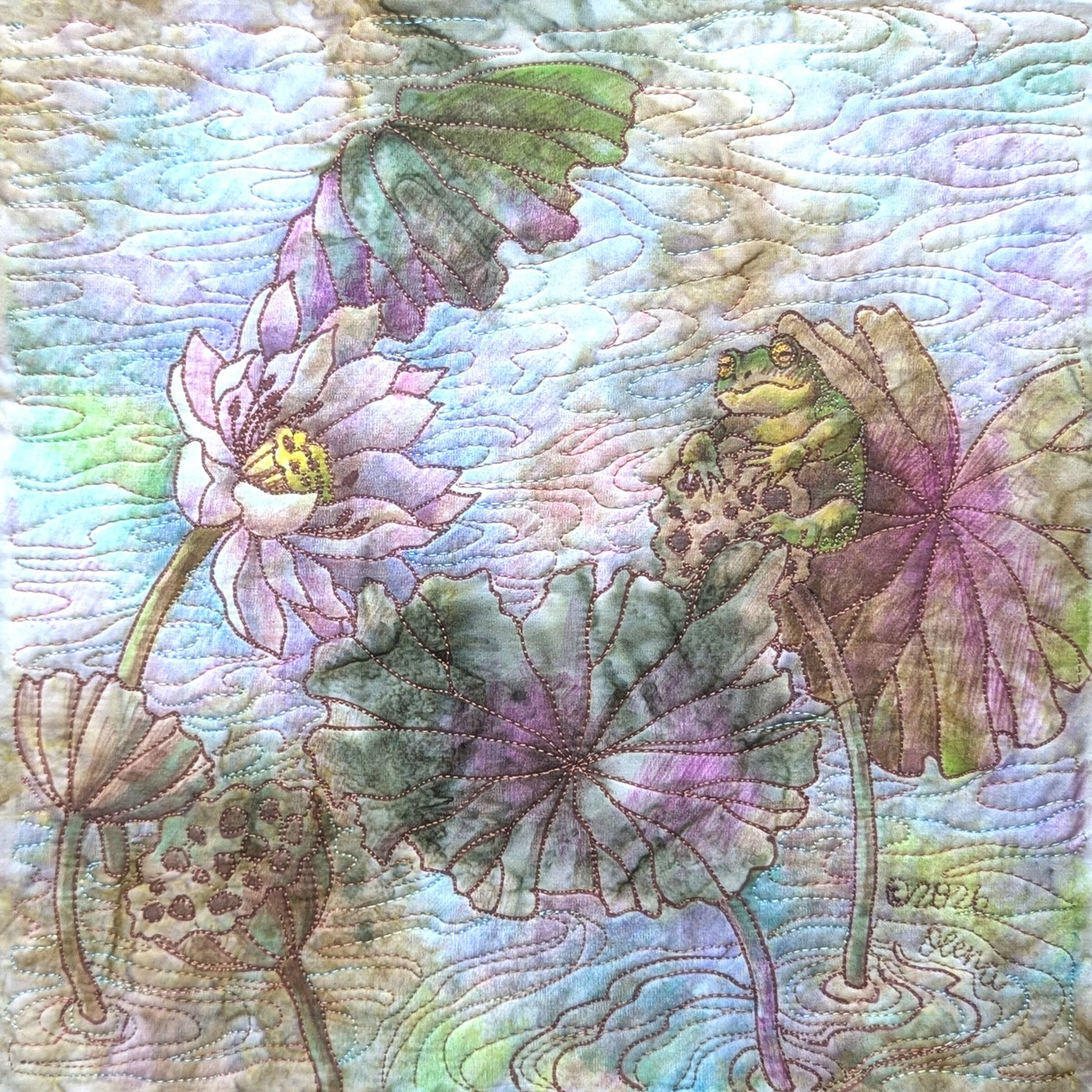 Cloudy Pond Etude III