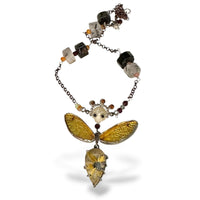 Crowned Resurrection Statement Necklace