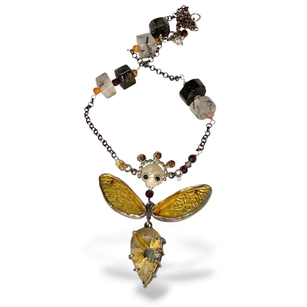 Crowned Resurrection Statement Necklace