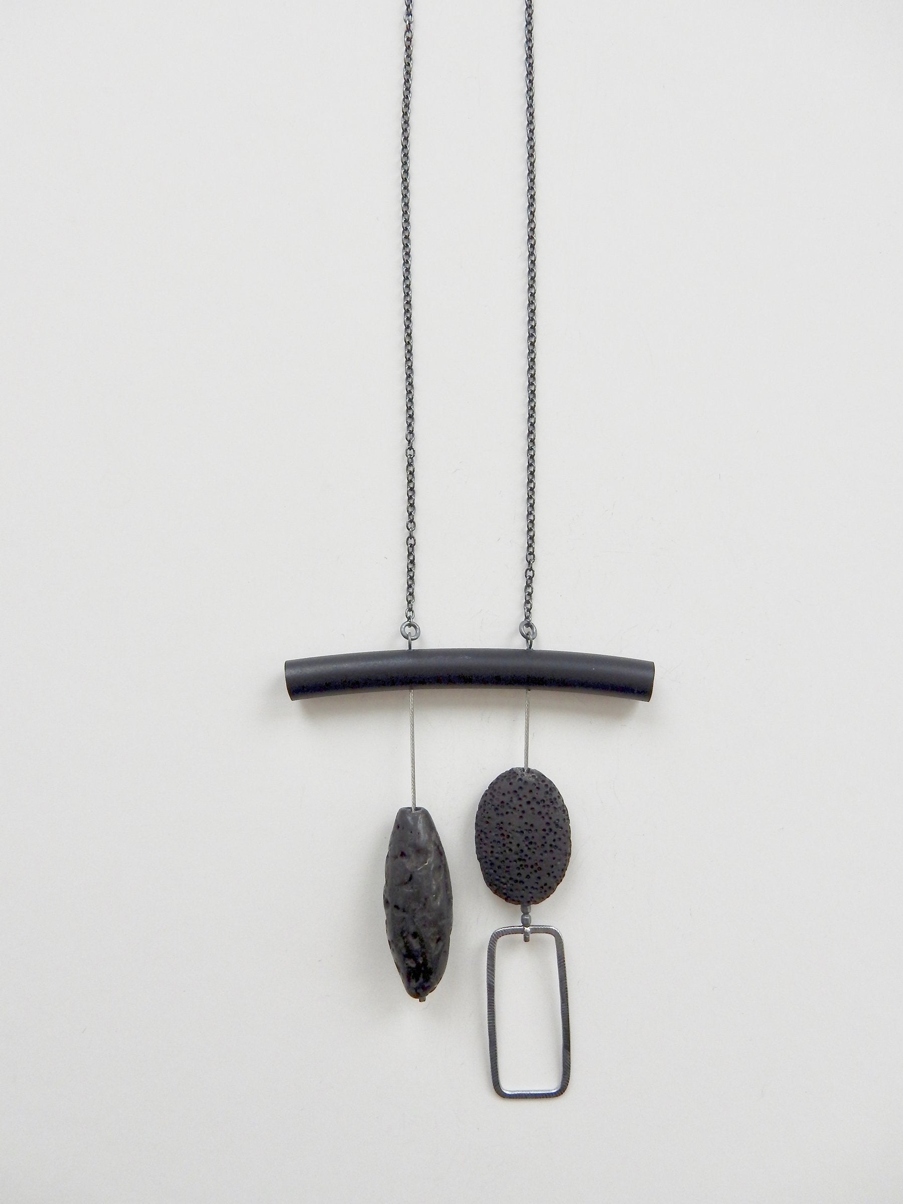 Lava and Blackstone Necklace