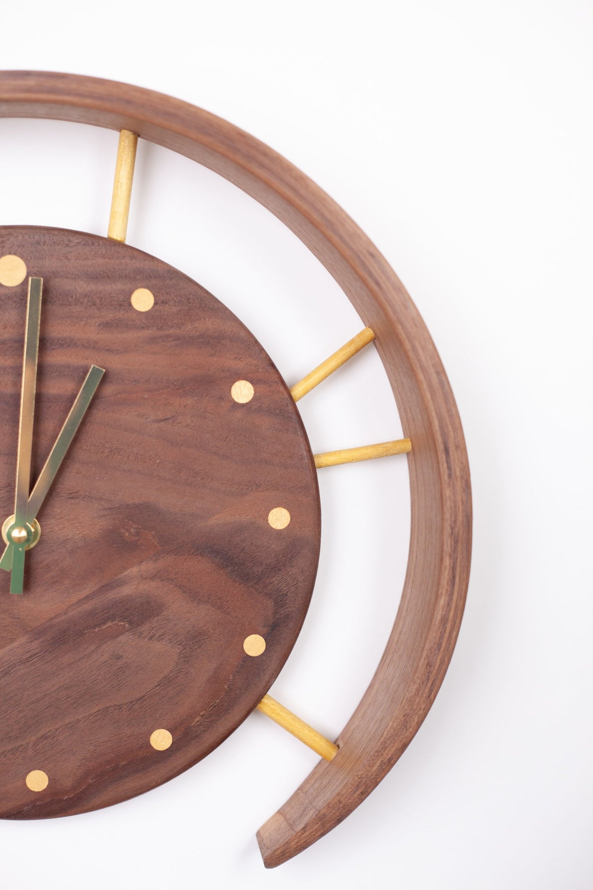 Crescent Wall Clock