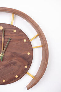 Crescent Wall Clock