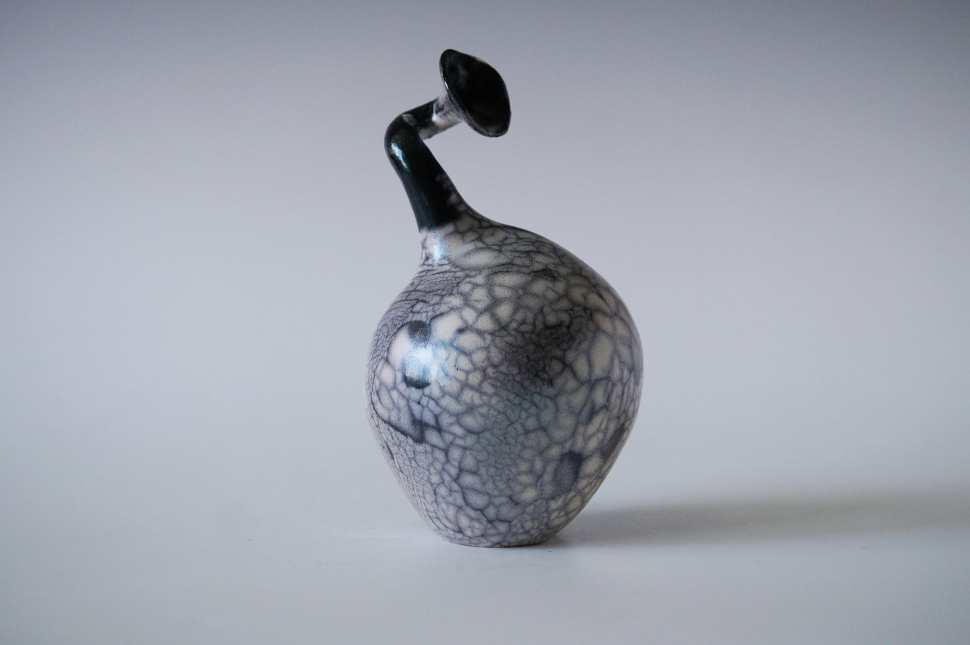 Ceramic Raku Vessel, Naked Raku Firing 5