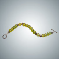 Citrine, Silver and Vermeil Bracelet