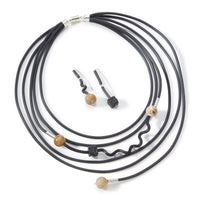shown with the Agate & Lava necklace