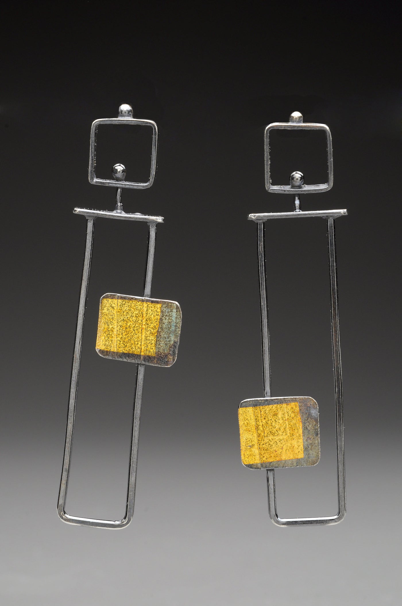 Kinetic Rectangle Earrings
