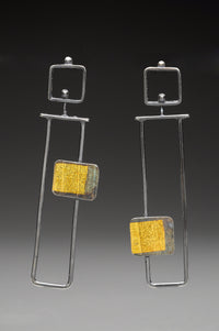 Kinetic Rectangle Earrings