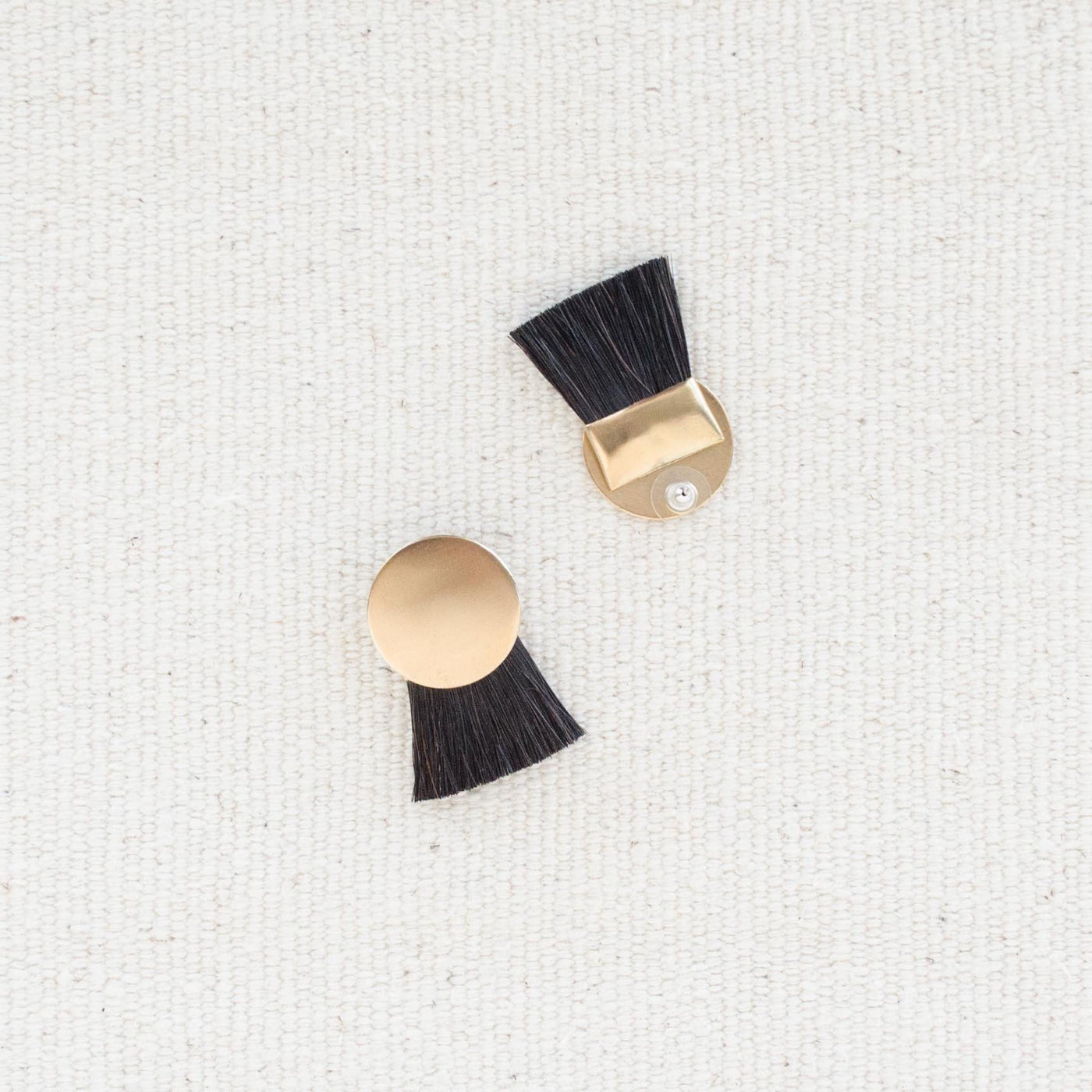 18K Gold Plated Brass Natural Black