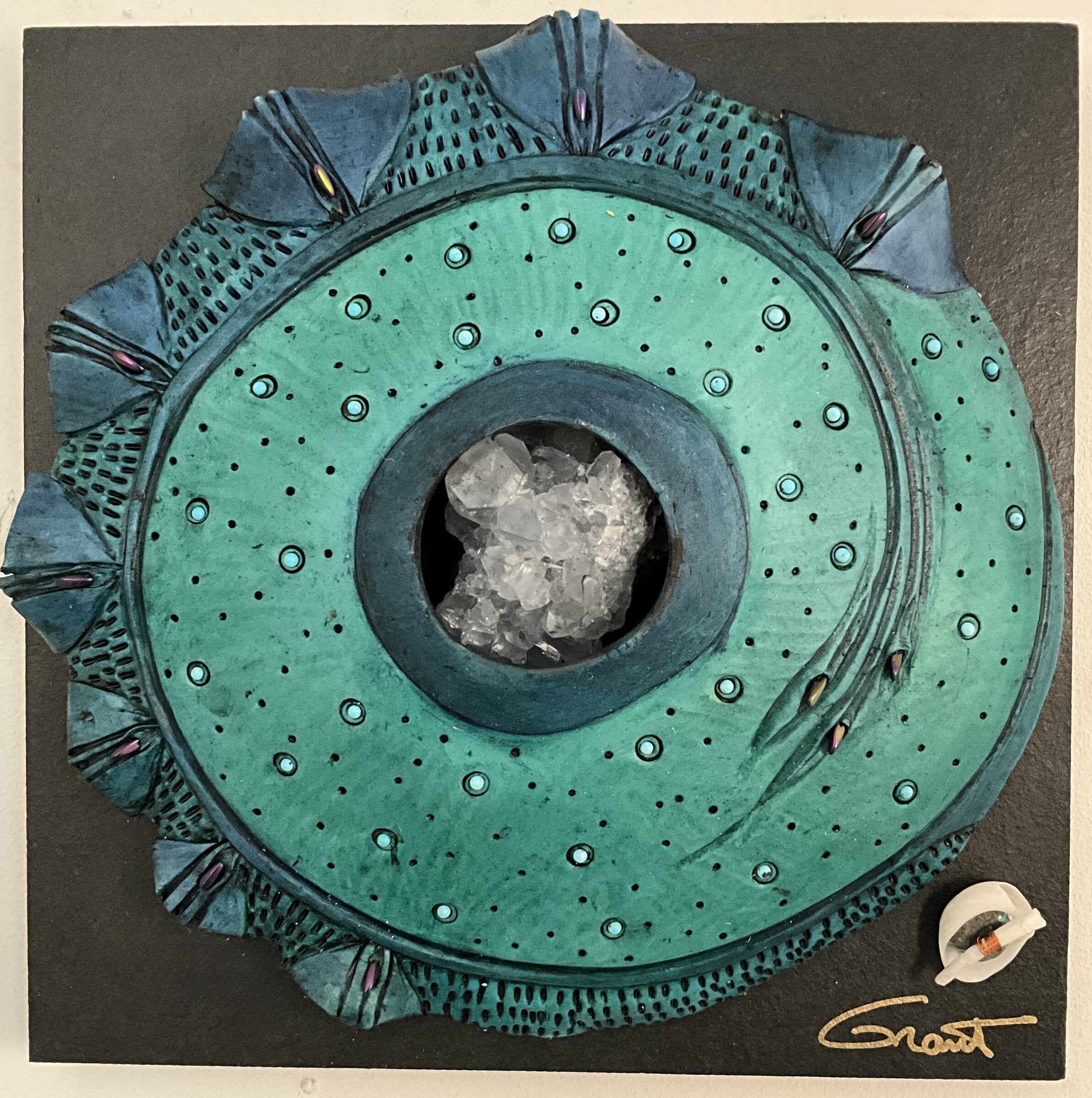 Windows to the Earth - Blues with Quartz Crystal