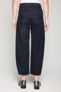 Flocked Velvet Party Jean