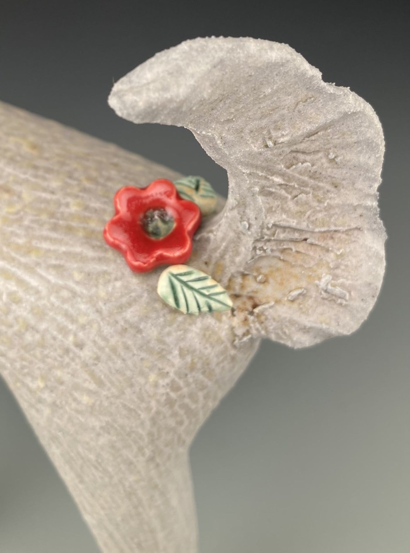 Woodfired Dog with Flowers