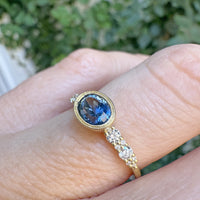 Oval Montana Sapphire Westport Ring
