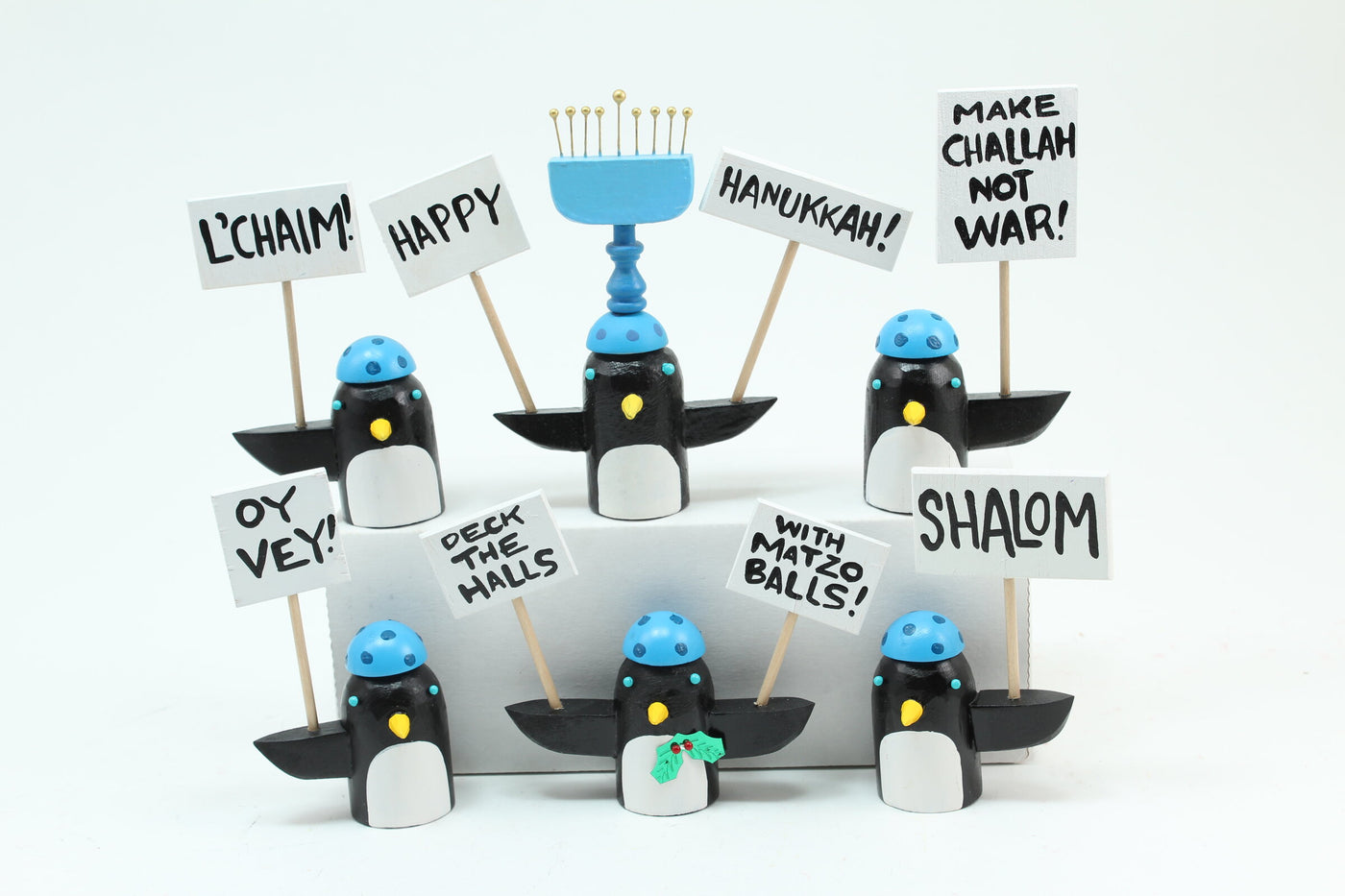 Picketing Yarmulke Penguins