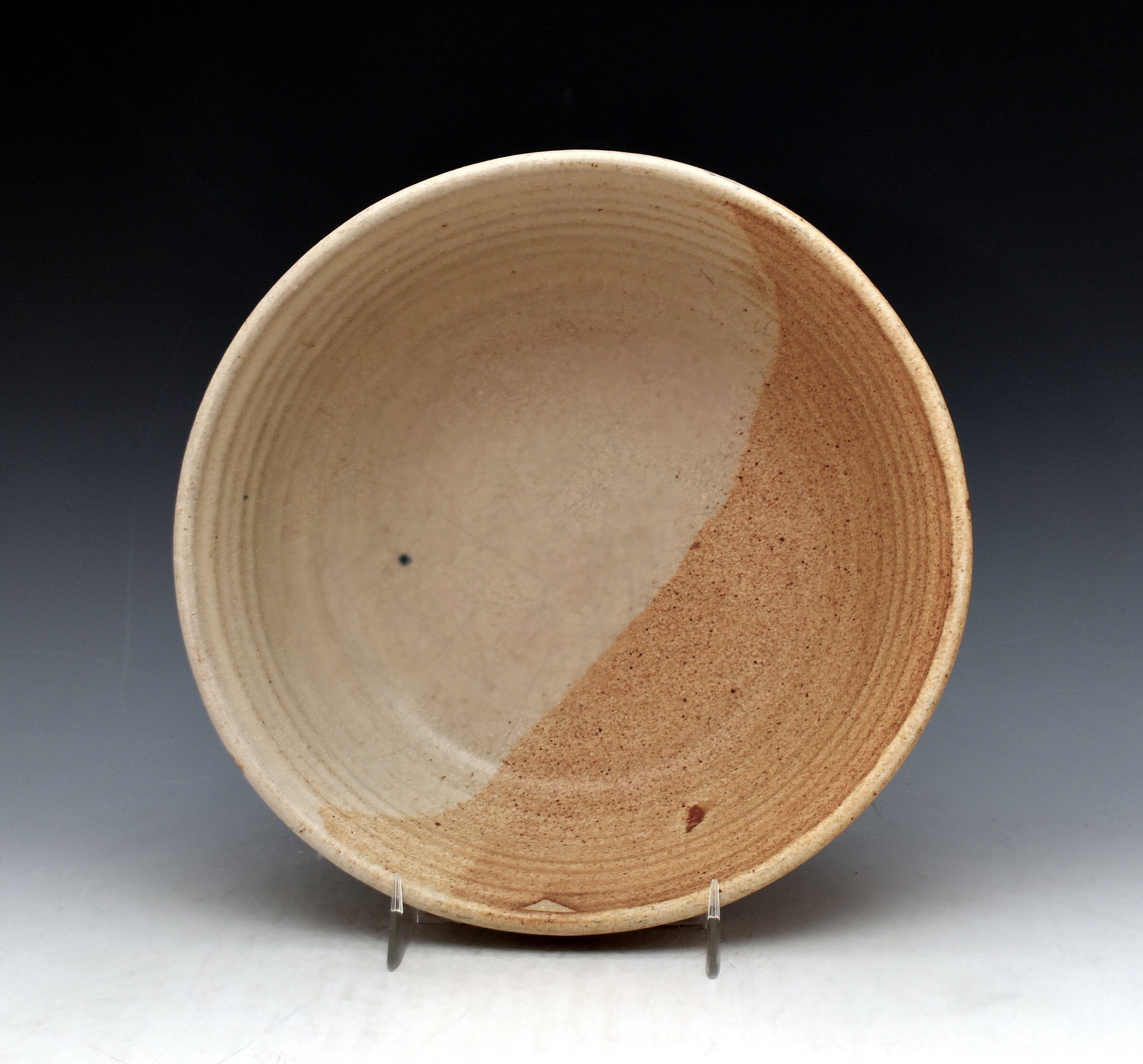 Shino Stoneware Serving Bowl