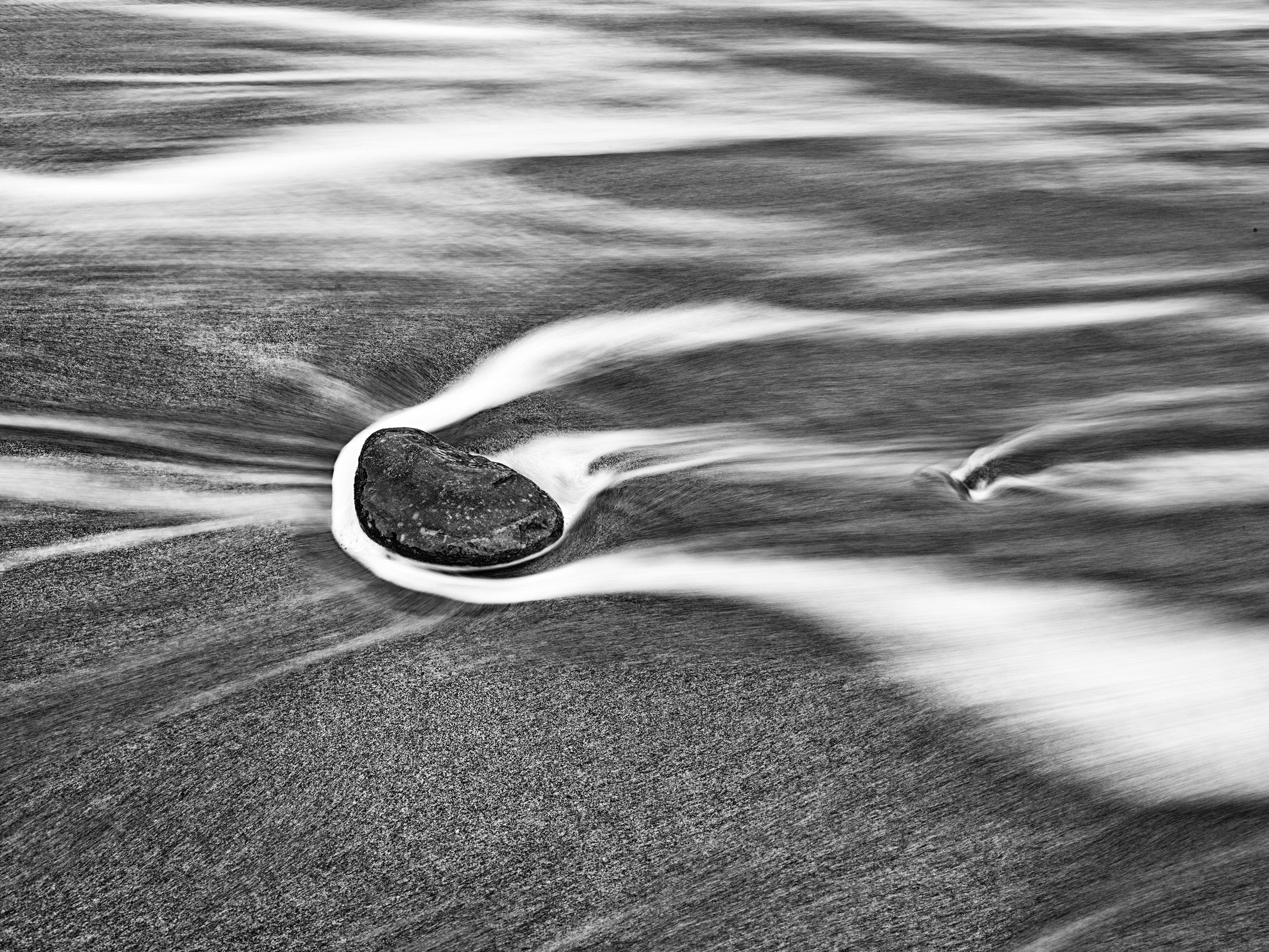 Clogher Strand Rock & Surf No. 2 in Black and White