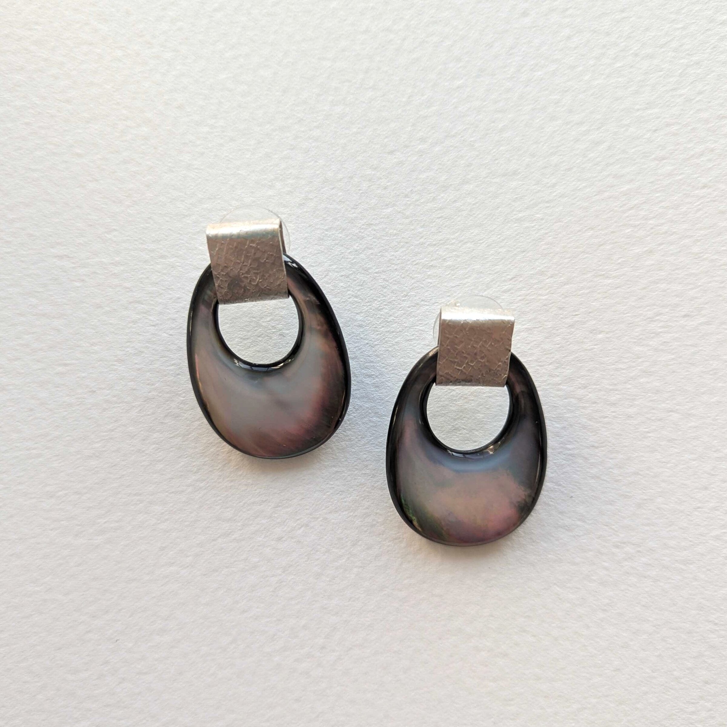 Black Mother-of-Pearl Earrings