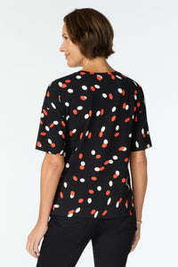 Black/Red Dot