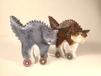 left to right: gray, brown