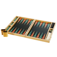 Poppy Red Backgammon Set