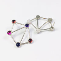 Red Constellation Earrings