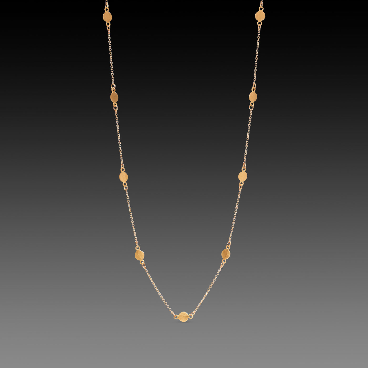 Delicate Gold Dot Necklace