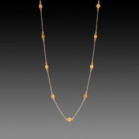 Delicate Gold Dot Necklace