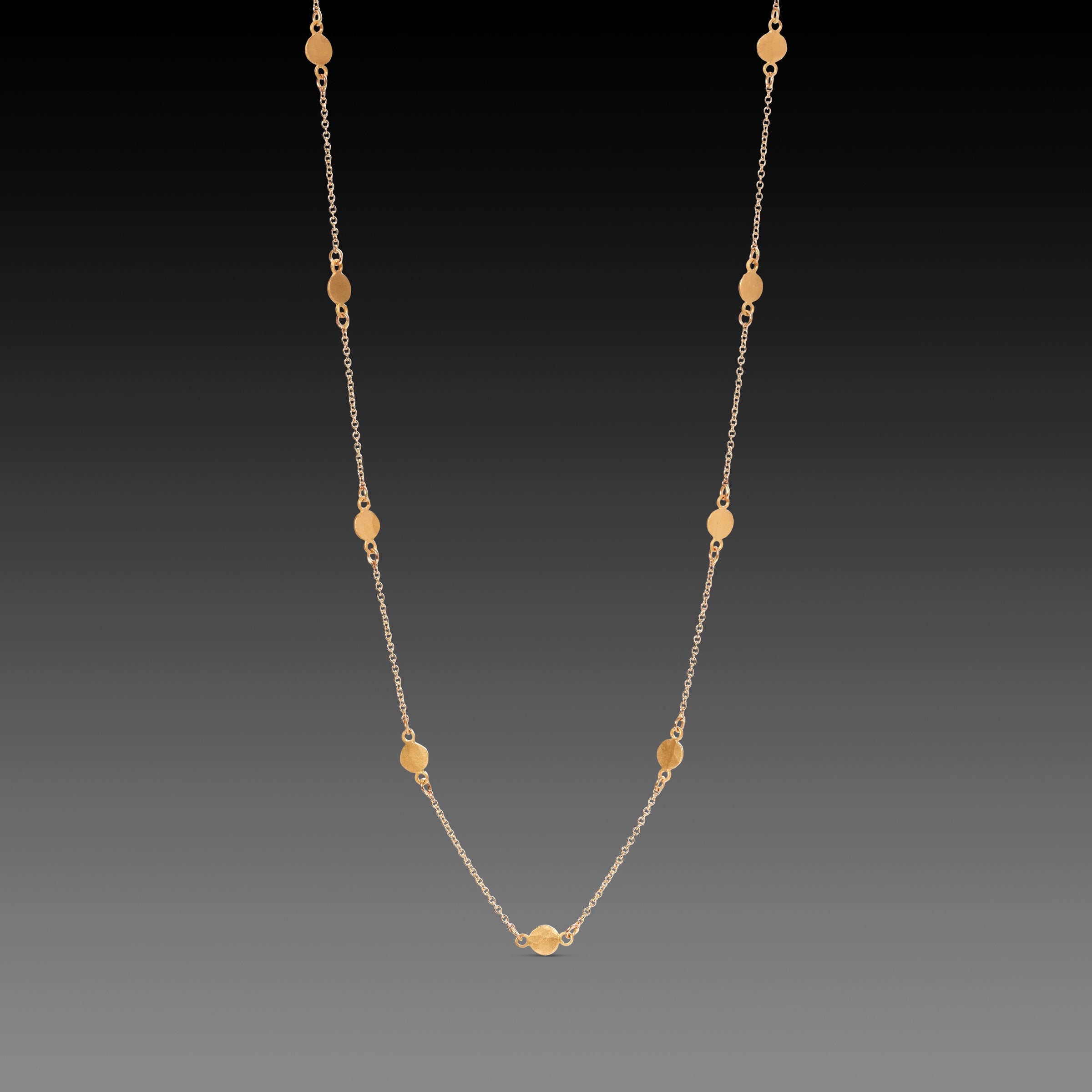 Delicate Gold Dot Necklace