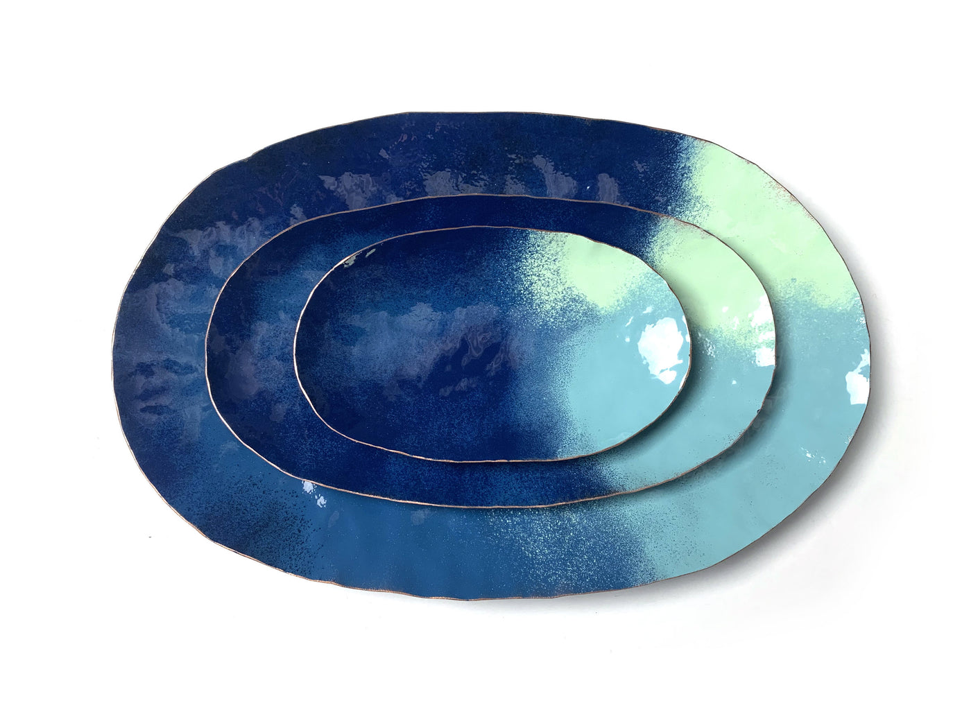 Chroma Decorative Metal Stacking Trays
