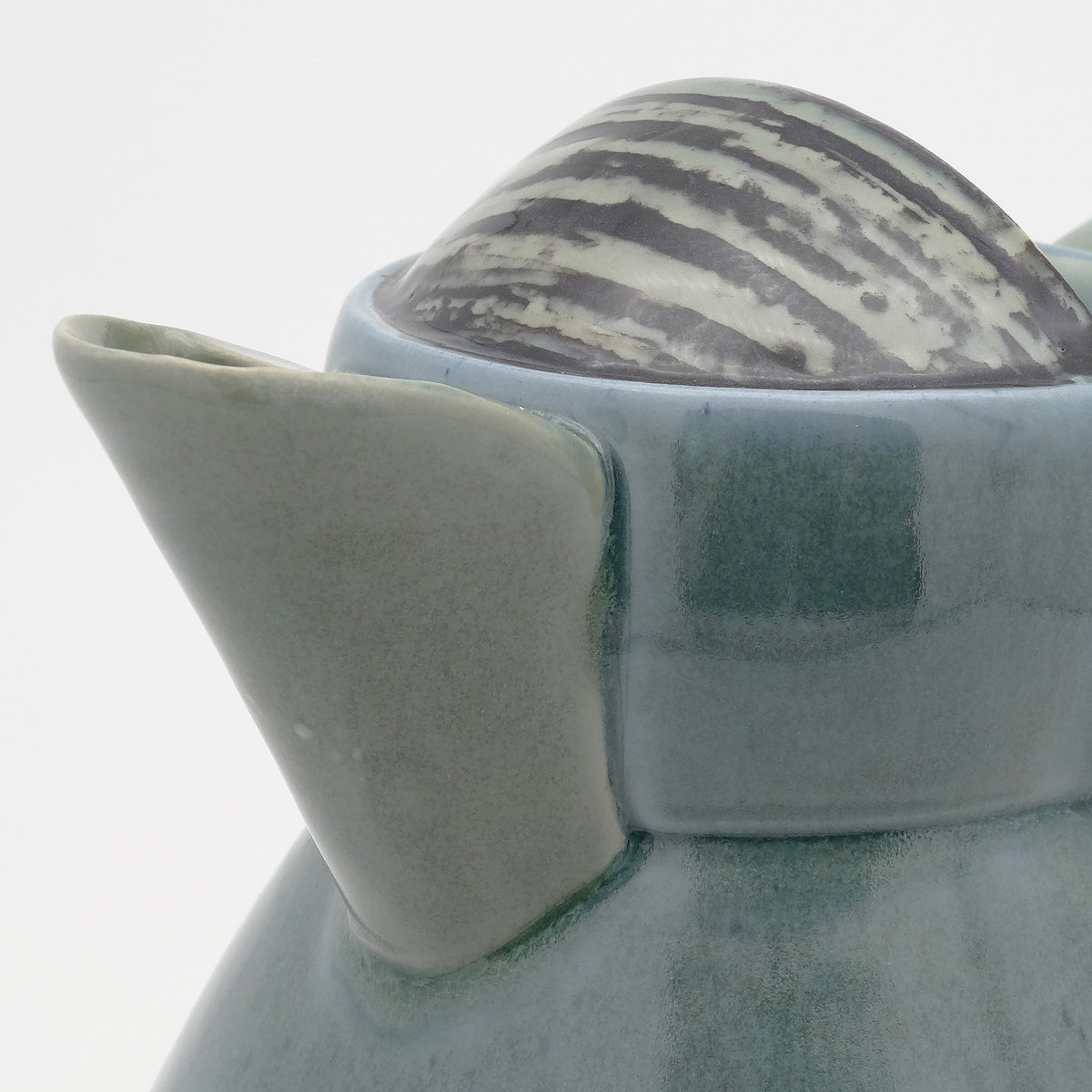 Glossy Blue Pitcher
