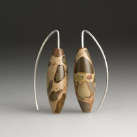 African Jasper Drop Earrings