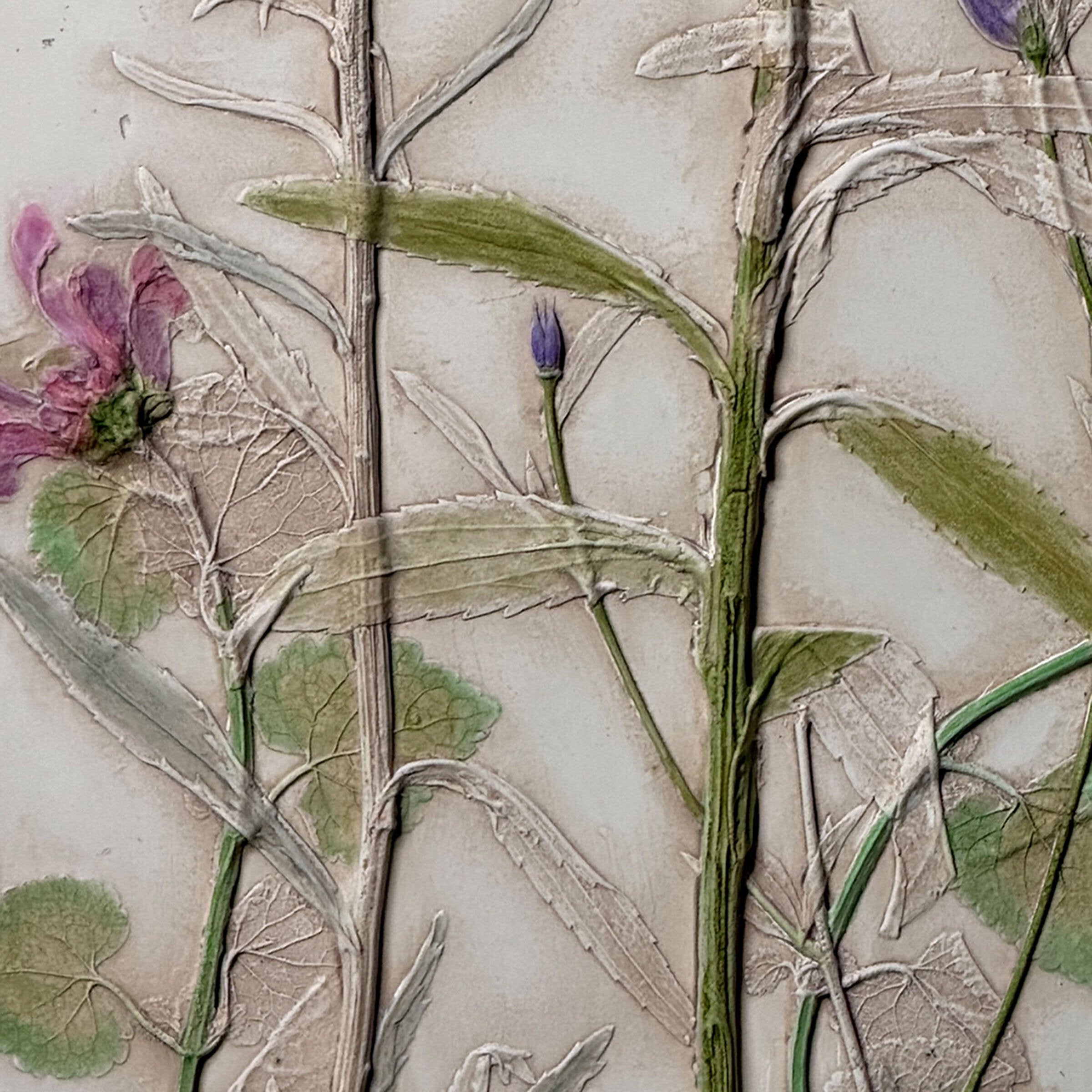 Spring Garden Flowers Tile