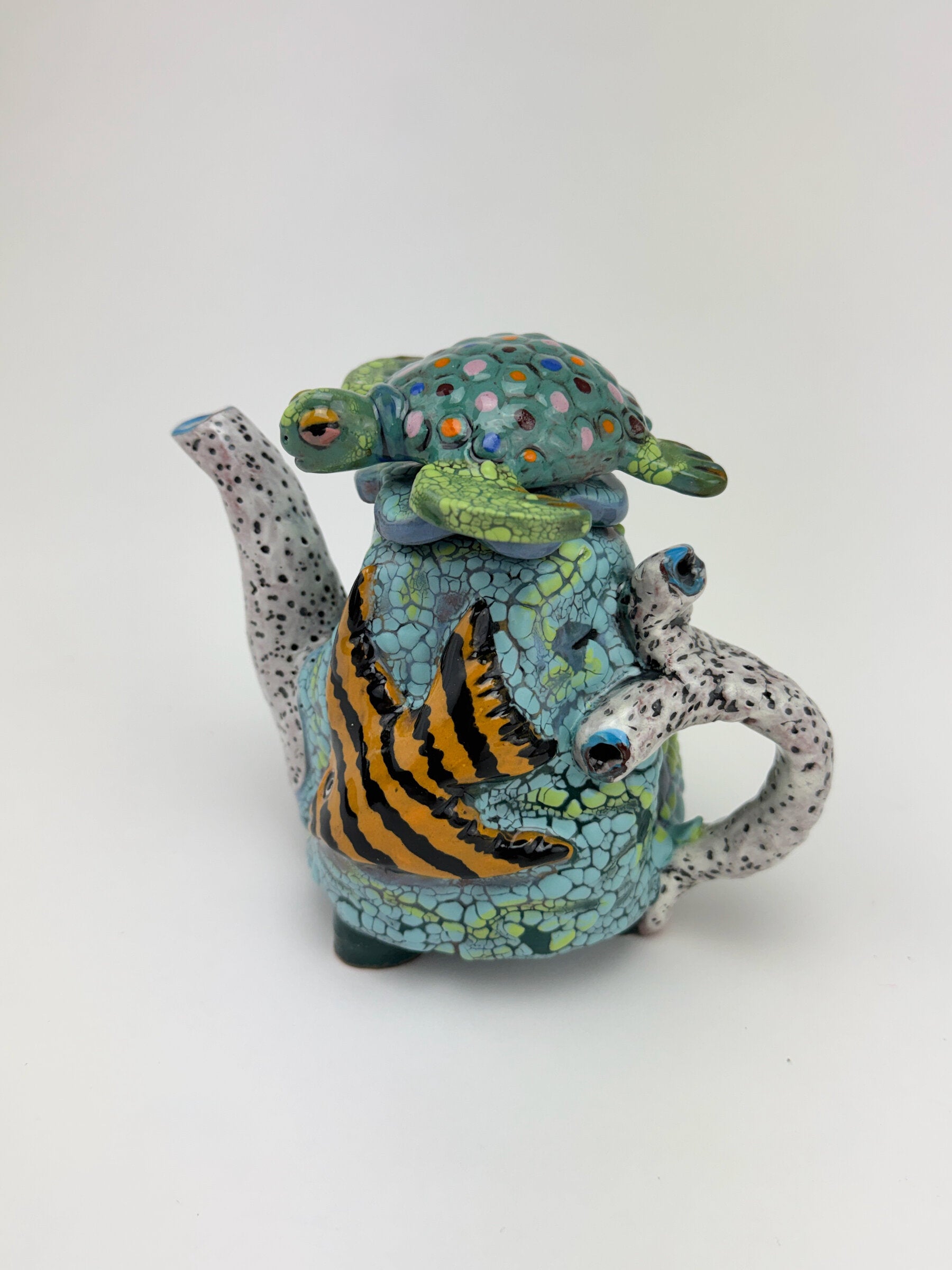 Scooter and Angel Teapot