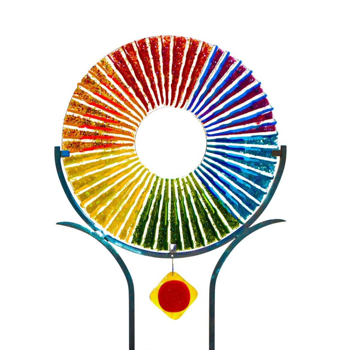 Rainbow Garden Wreath