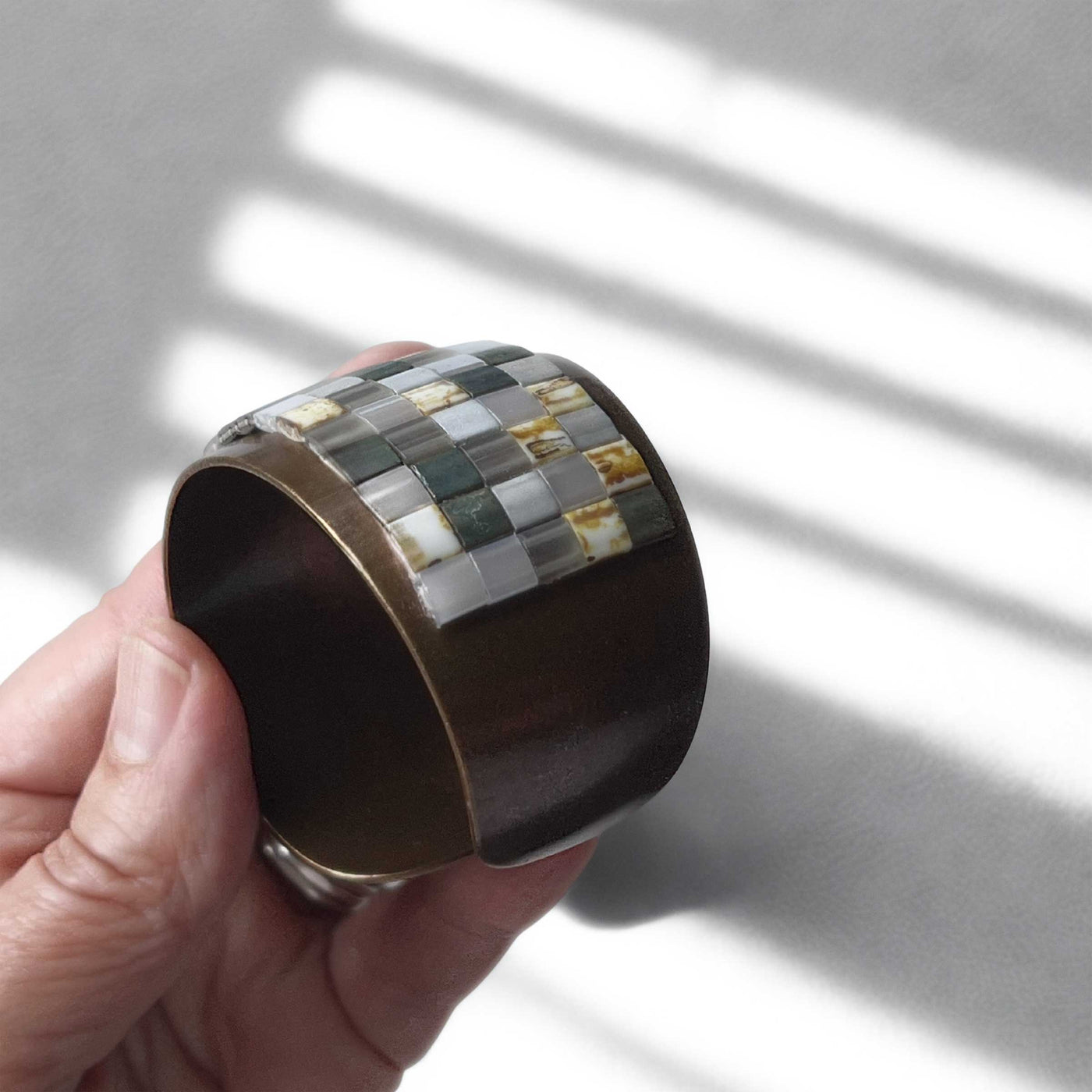 Sunlit Tiles Mosaic Cuff