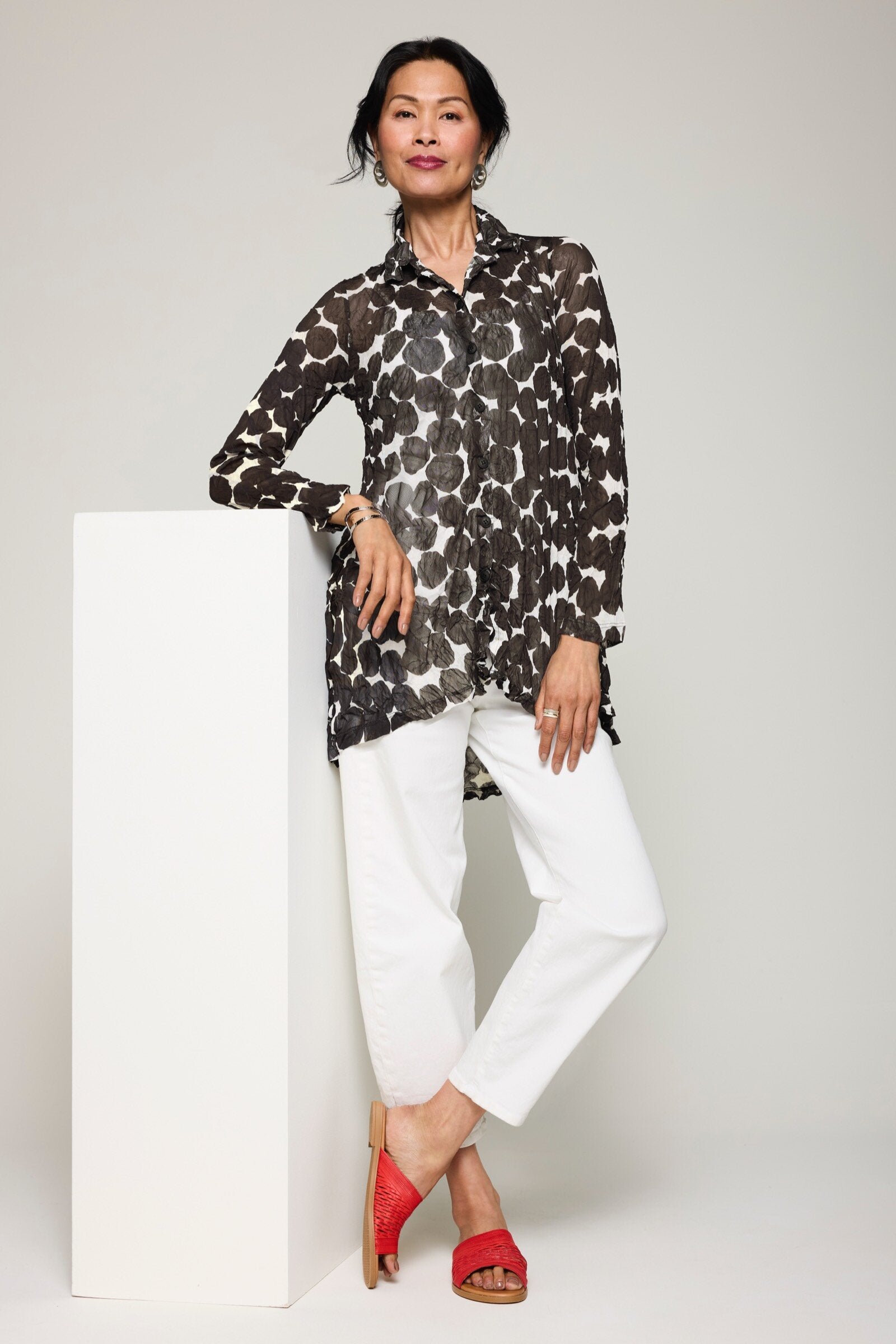 Crinkle Dylan Tunic · Artful Home