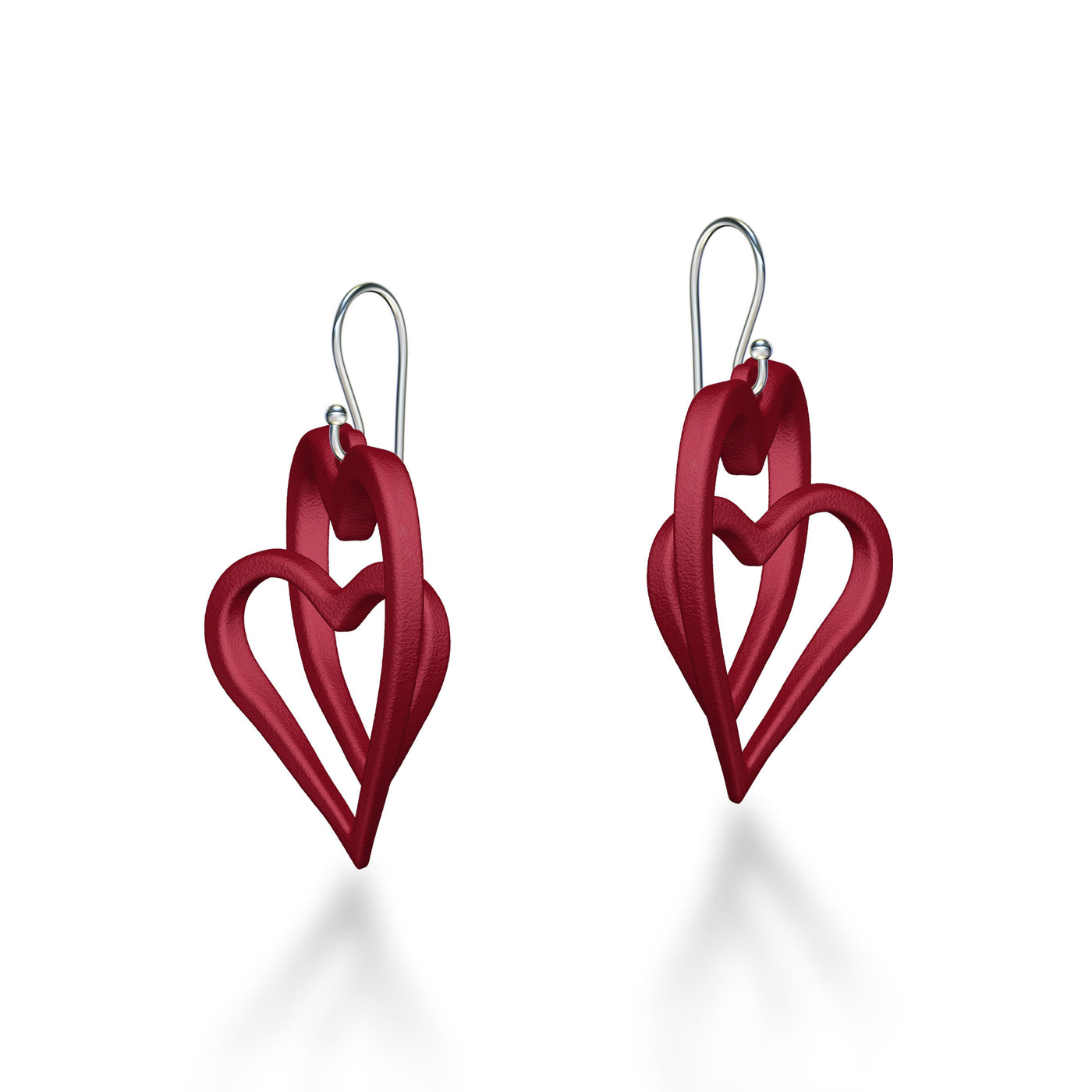 Big Infinity Heart Earrings